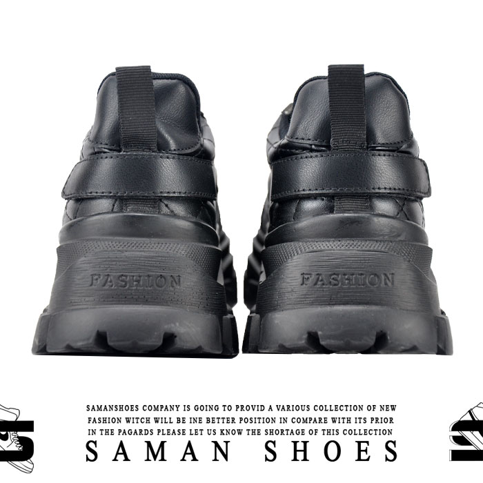 کفش و کتونی زنانه Fashion Women Bold Shoes سیاه زیره مشکی کد Si30 از سامان شوزز کفش بانه