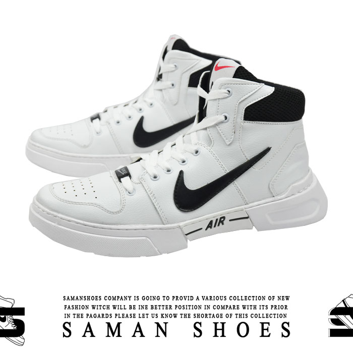 کفش و کتونی مردانه Nike Vintage سفید زیره سفید کد Ya18 از سامان شوزز کفش بانه