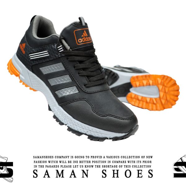 کفش و کتونی مردانه Adidas Racing سیاه مشکی زیره سفید کد Z21 از سامان شوزز کفش بانه