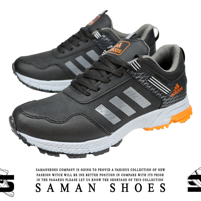 کفش و کتونی مردانه Adidas Racing سیاه مشکی زیره سفید کد Z21 از سامان شوزز کفش بانه