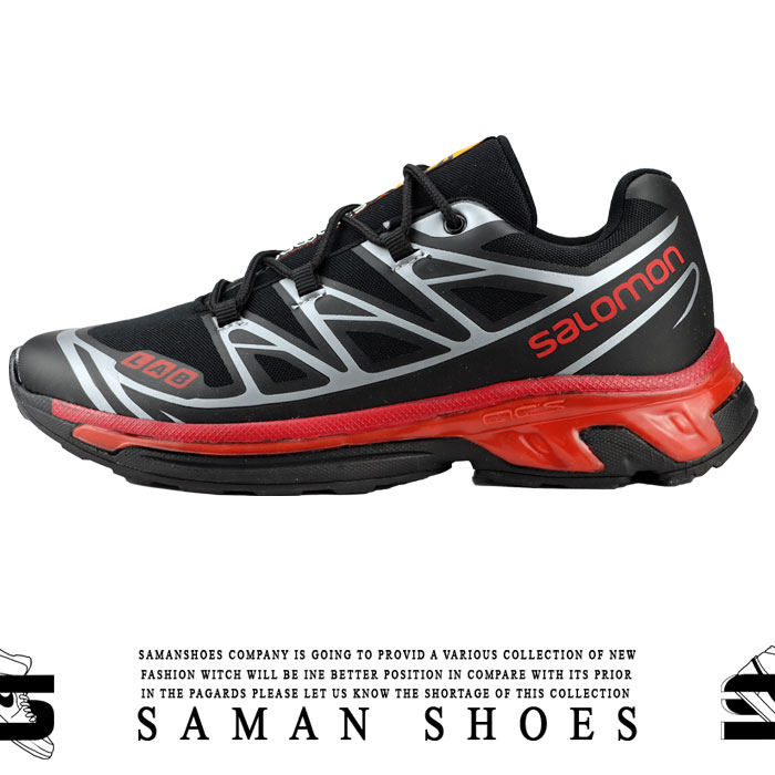 کفش و کتونی مردانه Salomon Lab XT-6 مشکی زیره قرمز کد S382 از سامان شوزز کفش بانه