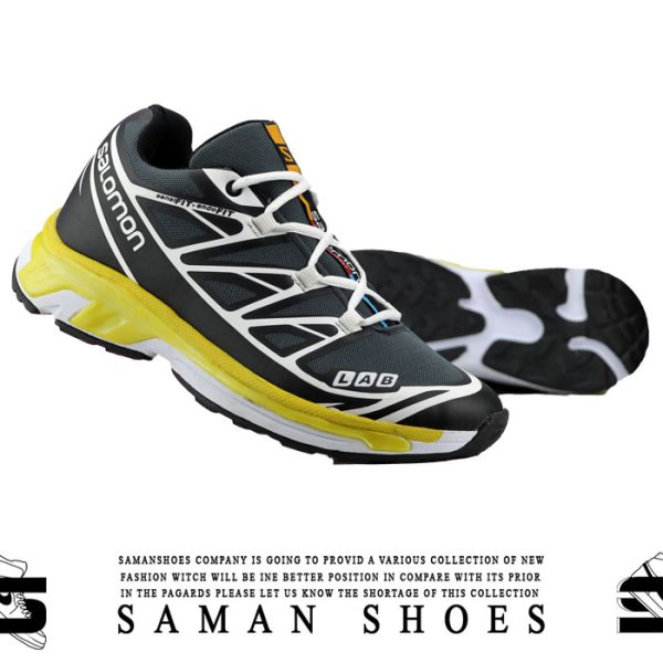 کفش و کتونی مردانه Salomon Lab XT-6 مشکی زیره زرد کد S382 از سامان شوزز کفش بانه