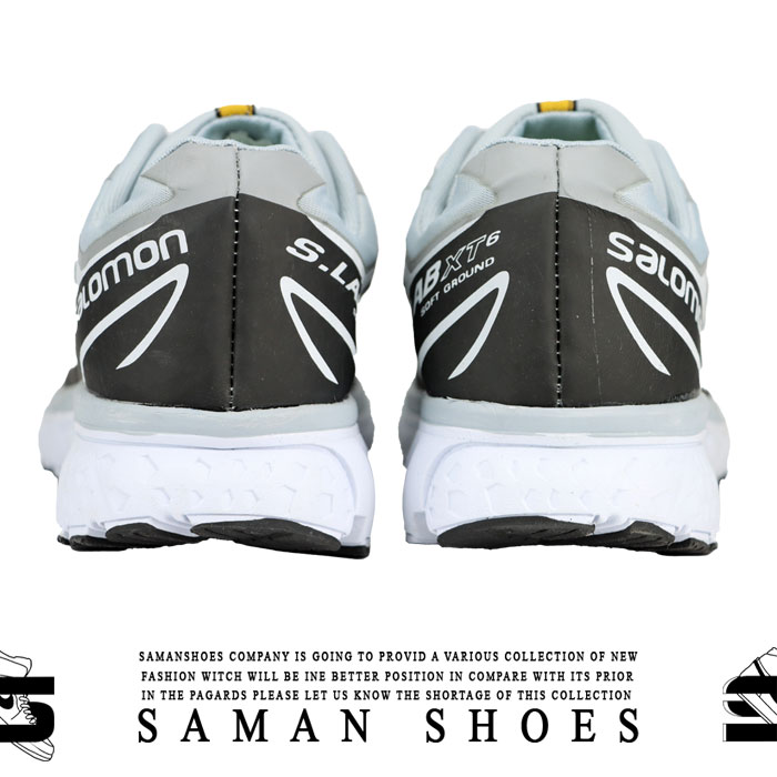 کفش و کتونی مردانه Salomon Lab XT-6 طوسی زیره سفید کد S382 از سامان شوزز کفش بانه