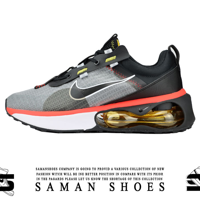 کفش و کتونی مردانه Nike Air max react طوسی زیره سفید کد S391 از سامان شوزز کفش بانه
