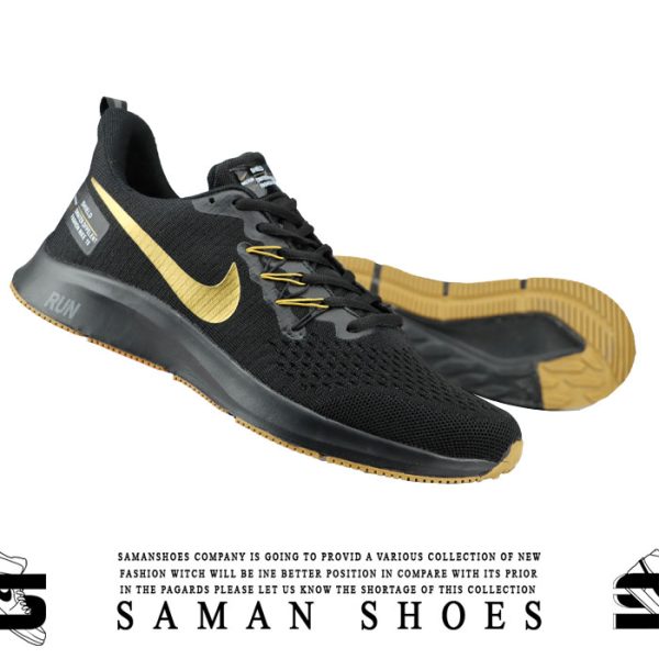 کفش و کتونی مردانه Nike Run Shield مشکی زیره زرد کد S407 از سامان شوزز کفش بانه