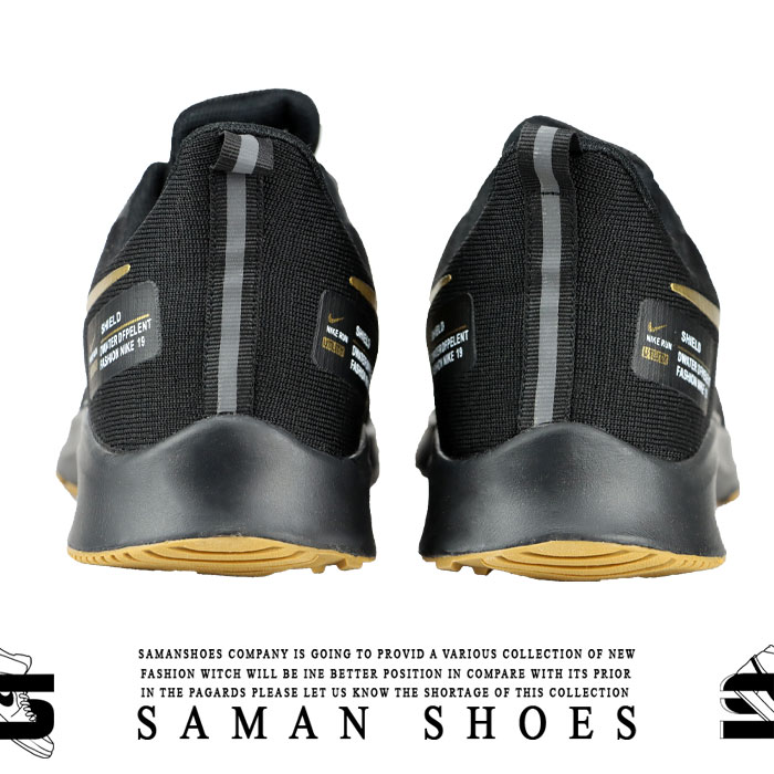 کفش و کتونی مردانه Nike Run Shield مشکی زیره زرد کد S407 از سامان شوزز کفش بانه