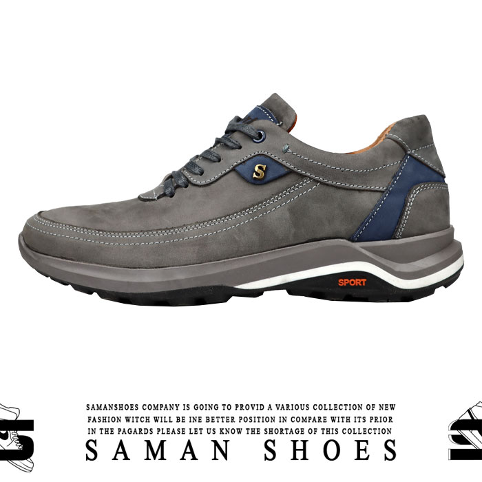 کفش و کتونی مردانه Men shoes Sport طوسی زیره طوسی کد Sh39 از سامان شوزز کفش بانه