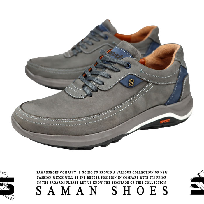 کفش و کتونی مردانه Men shoes Sport طوسی زیره طوسی کد Sh39 از سامان شوزز کفش بانه