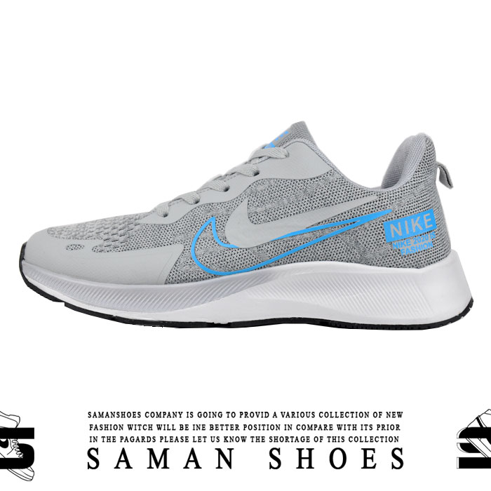کفش و کتونی مردانه Nike Downshifter طوسی زیره سفید کد So19 از سامان شوزز کفش بانه