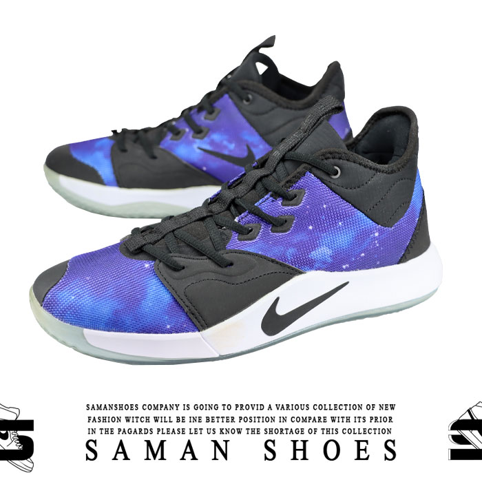 کفش و کتونی مردانه Nike Kyrie Flytrap مشکی بنفش زیره سفید کد Sv75 از سامان شوزز کفش بانه