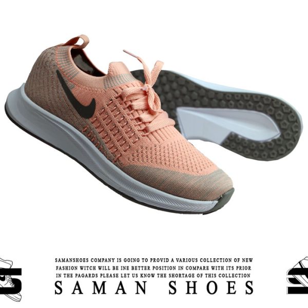 کفش و کتونی مردانه Nike Socks Shoes صورتی زیره سفید کد Sn71 از سامان شوزز کفش بانه