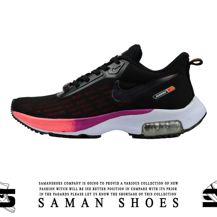 کفش و کتونی مردانه Nike Running Sport Men مشکی زیره سفید کد Sr20 از سامان شوزز کفش بانه