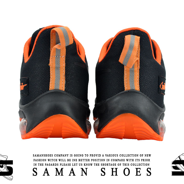کفش و کتونی مردانه Nike Zoom Gravity مشکی زیره نارنجی کد Sv71 از سامان شوزز کفش بانه