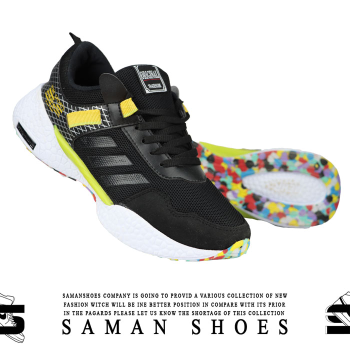 کفش و کتونی مردانه Feeder boost Adidas Sport Men مشکی زیره سفید کد t27 از سامان شوزز کفش بانه